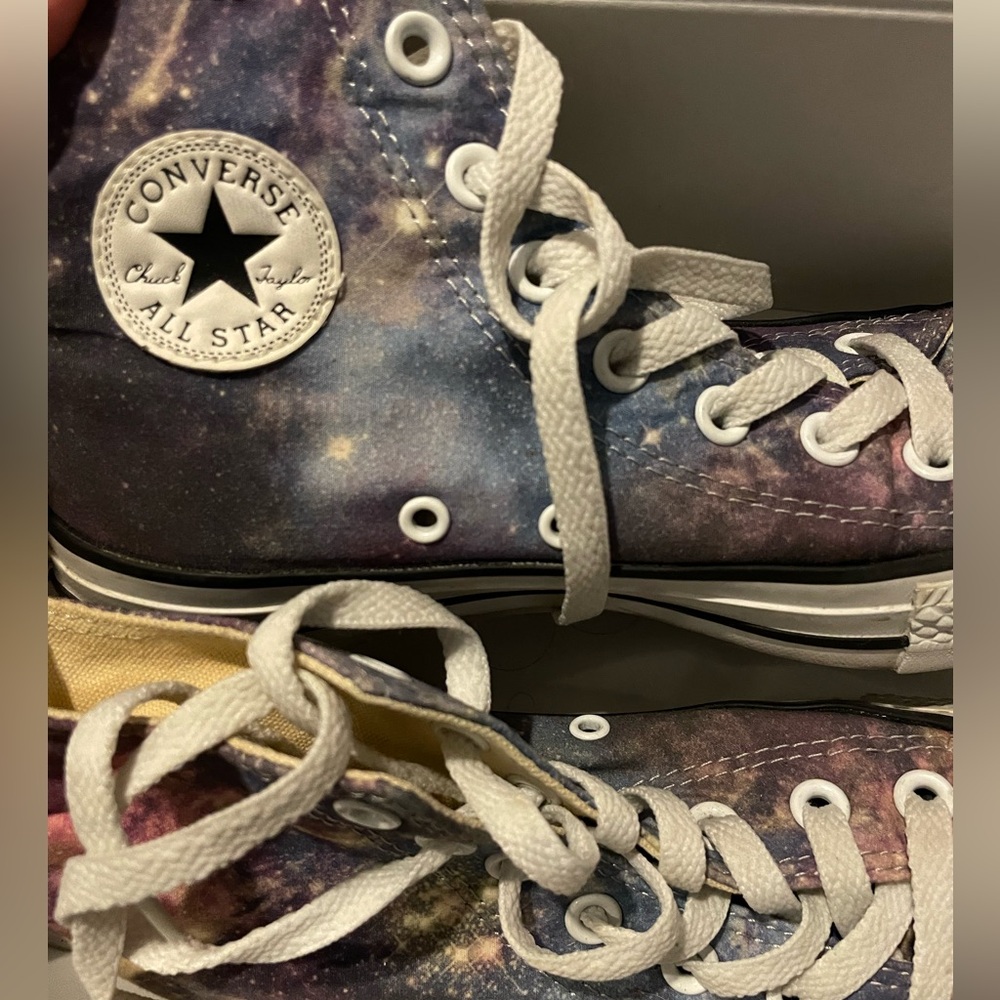 Custom galaxy converters high tops